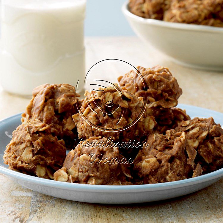 Chocolate Peanut Butter No-Bake Cookies