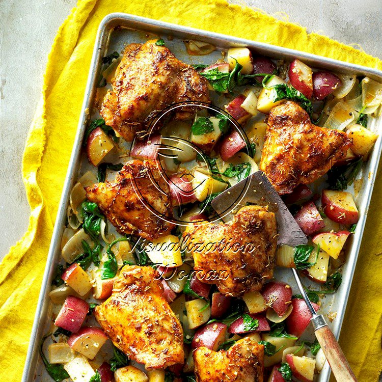Pan-Roasted Chicken and Vegetables