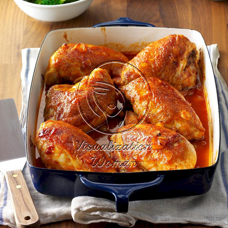 Delicious Oven Barbecued Chicken