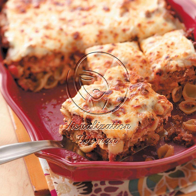 Cheesy Shell Lasagna