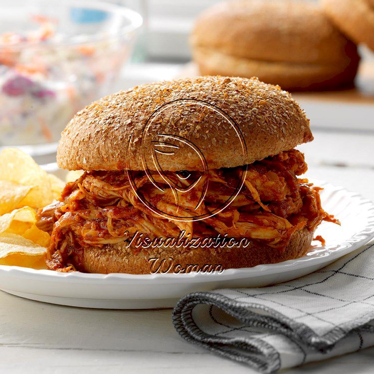 Pulled Chicken Sandwiches