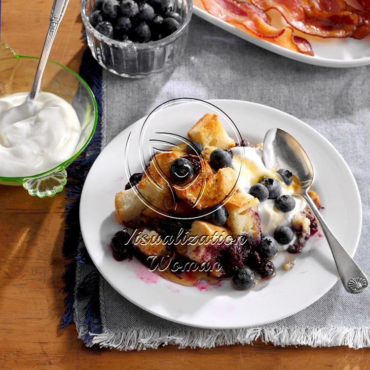 Cinnamon Blueberry French Toast