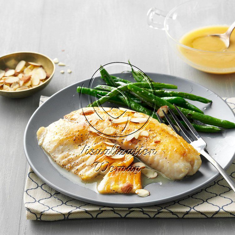 Lemon-Butter Tilapia with Almonds