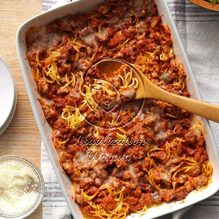 Rich Baked Spaghetti