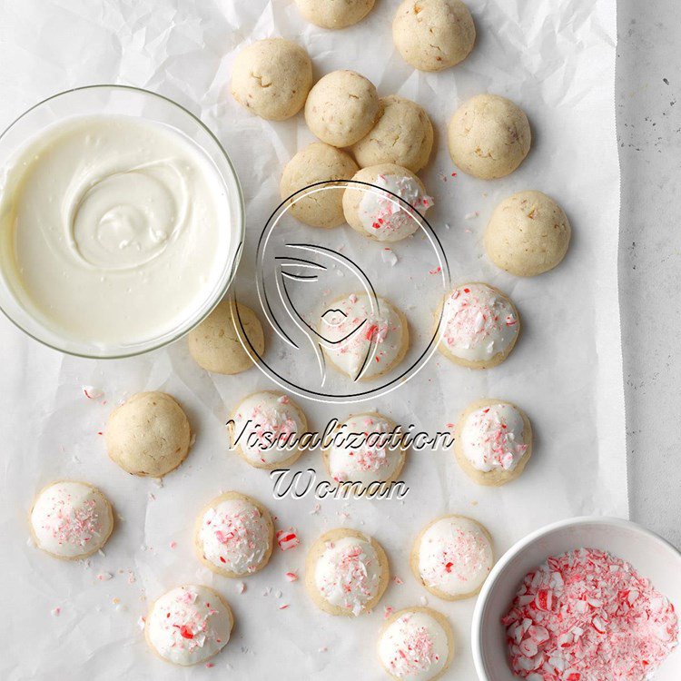 Candy Cane Snowballs