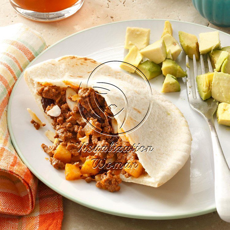 Picadillo in Pita Bread