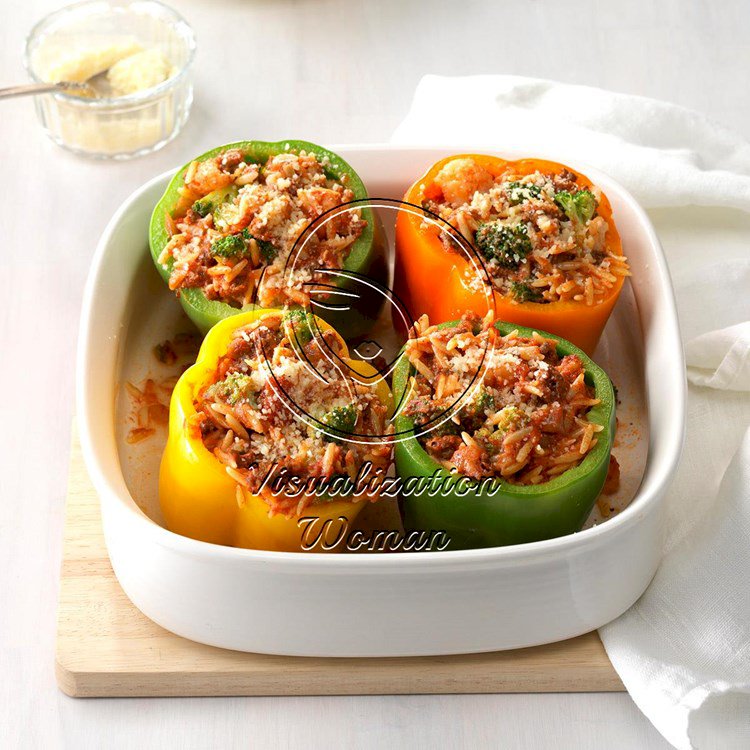 Stuffed Peppers for Four