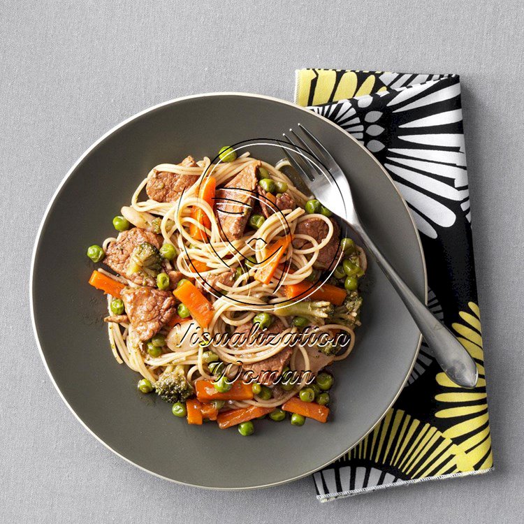 Pork and Vegetable Lo Mein