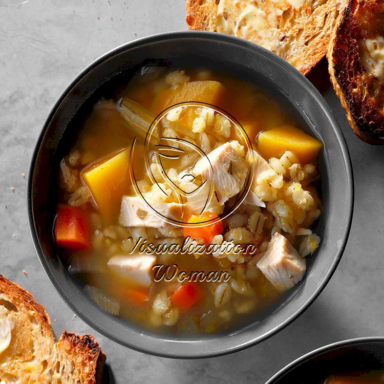 Butternut Squash and Barley Soup