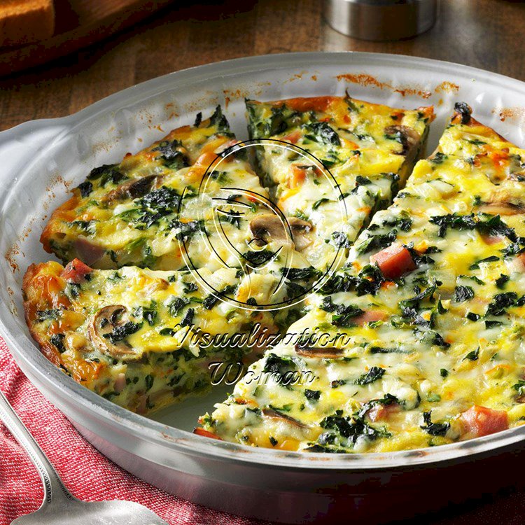 Crustless Spinach Quiche