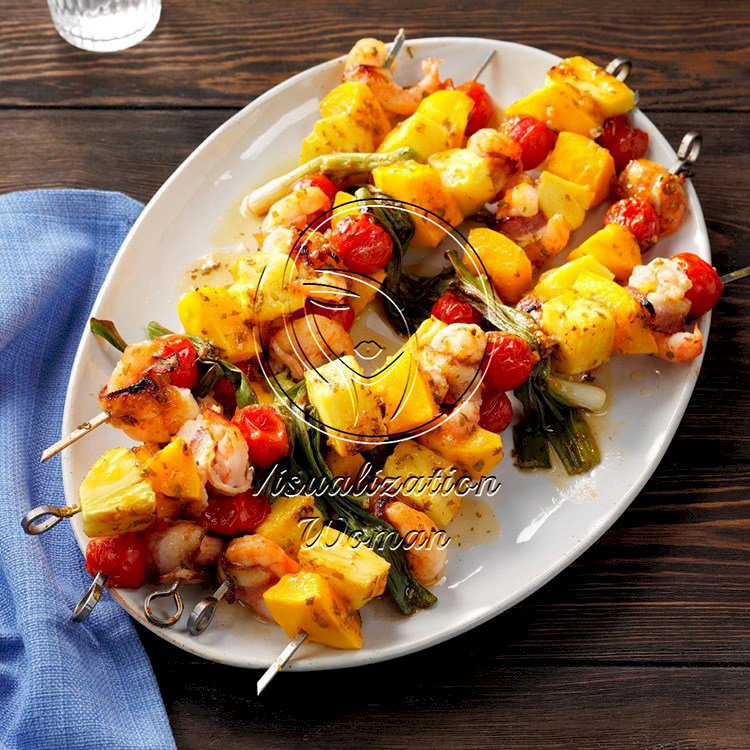 Broiled Shrimp Skewers