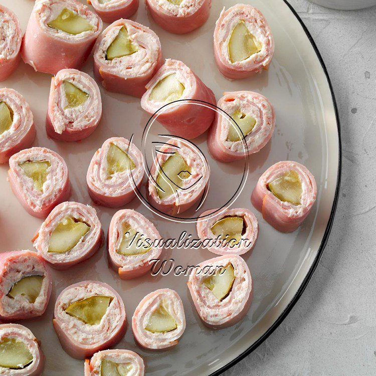 Ham Pickle Pinwheels