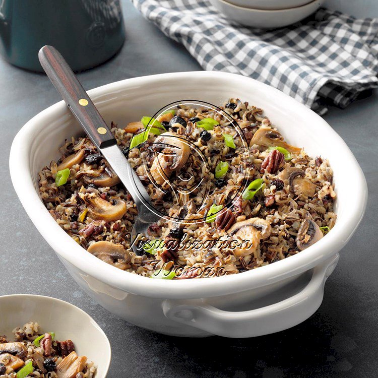 Wild Rice with Dried Blueberries