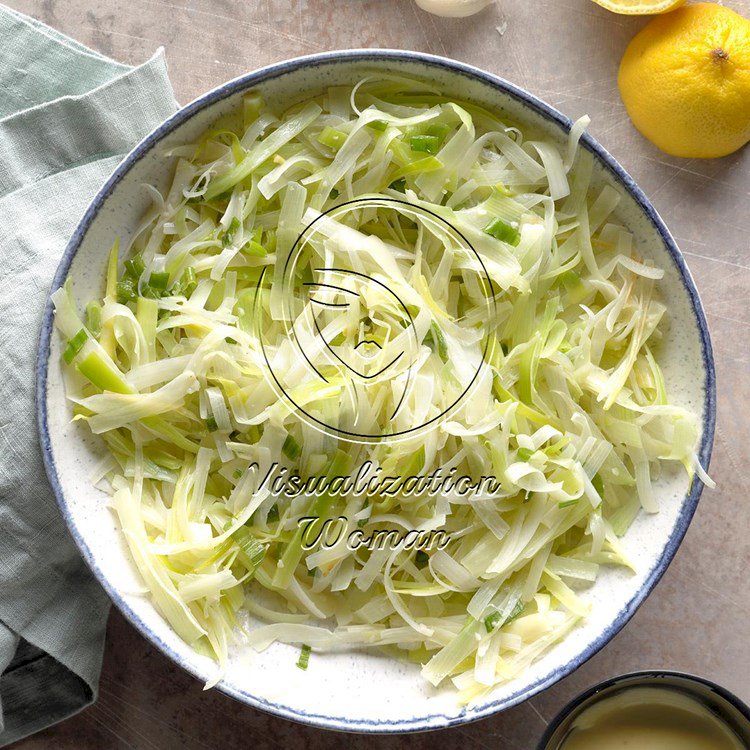 Leeks in Mustard Sauce