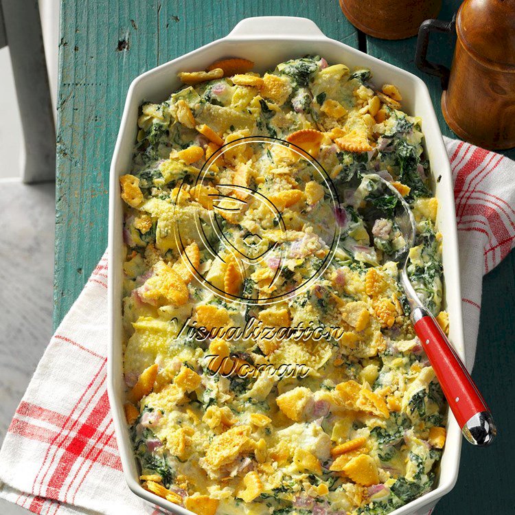 Creamy Parmesan Spinach Bake