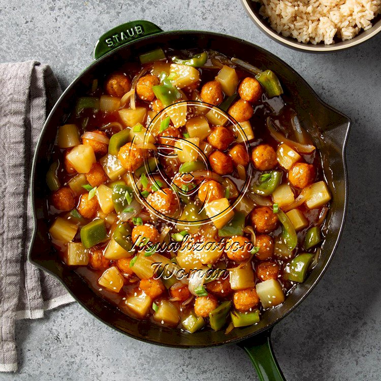 Sweet-and-Sour Popcorn Chicken