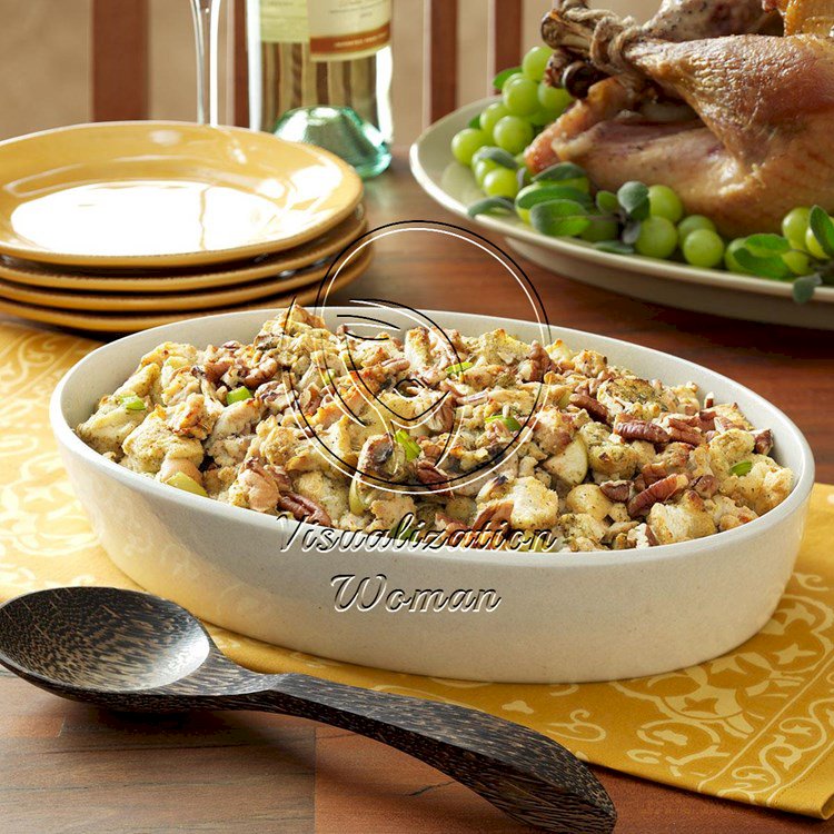 Makeover Sausage Pecan Stuffing