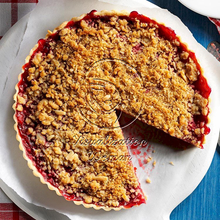 Cherry-Almond Streusel Tart