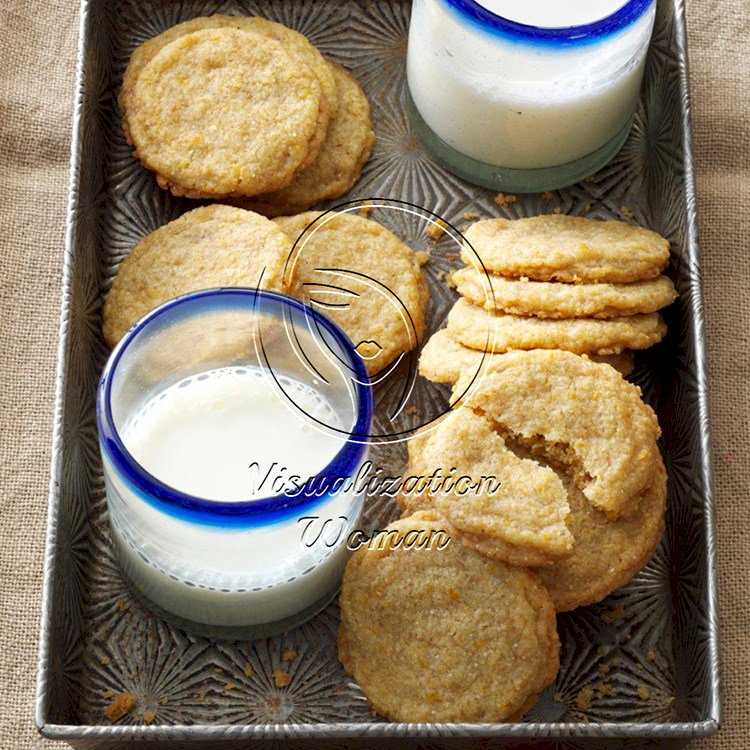 Buttery Orange Sugar Cookies