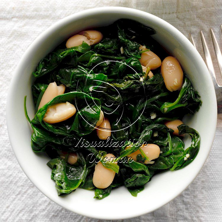 White Beans and Spinach