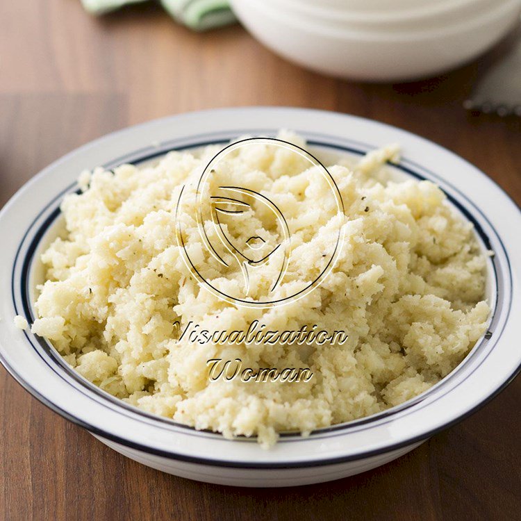 Garlic Asiago Cauliflower Rice