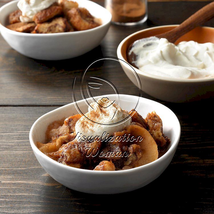 Apple Betty with Almond Cream