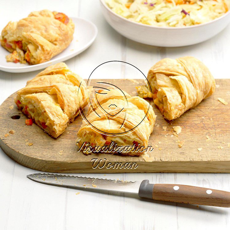 Turkey and Broccoli Pastry Braid