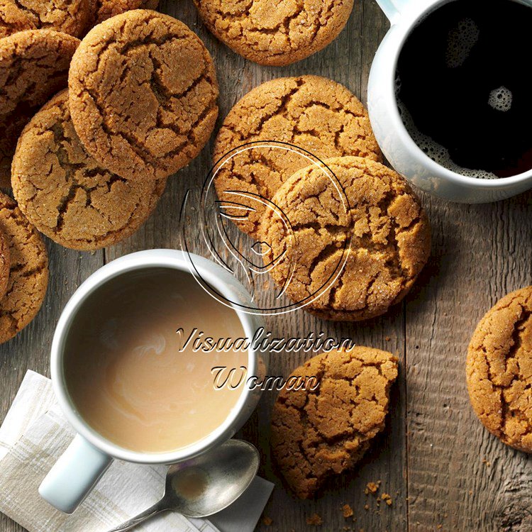 Big Soft Ginger Cookies