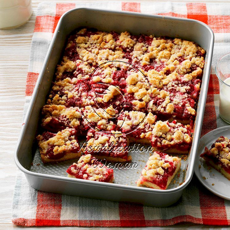 Raspberry Patch Crumb Bars