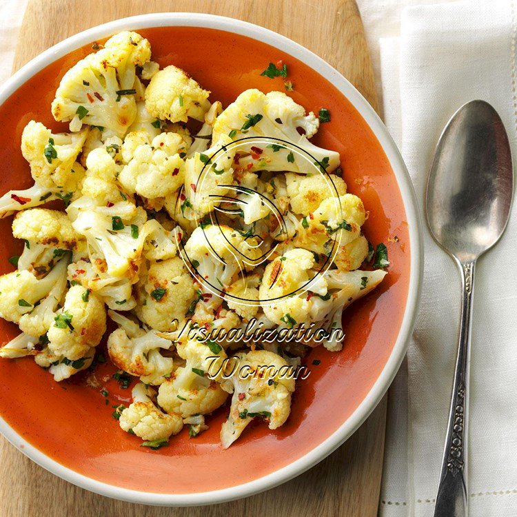 Air-Fryer Herb and Lemon Cauliflower