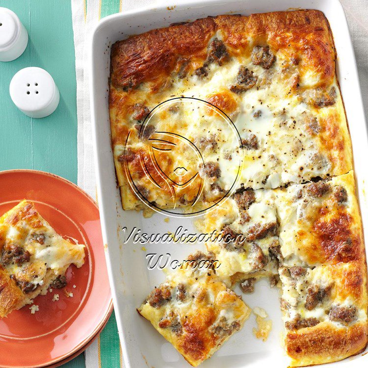 Sausage & Crescent Roll Casserole