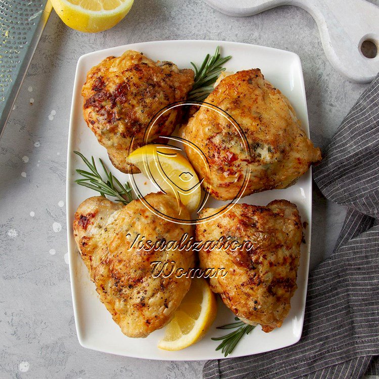 Air-Fryer Lemon Chicken Thighs