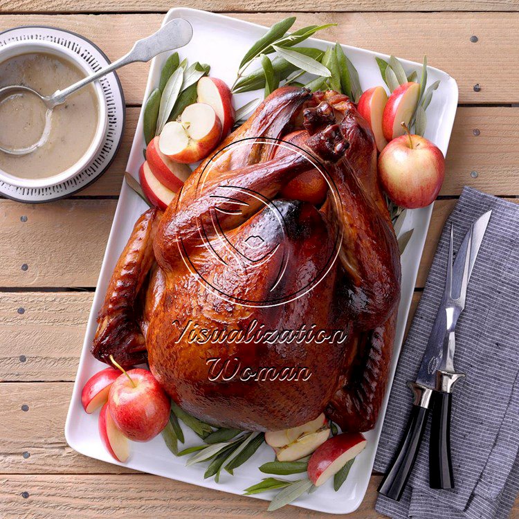 Grilled Apple-Brined Turkey