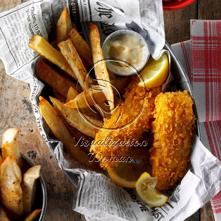 Air-Fryer Fish and Fries