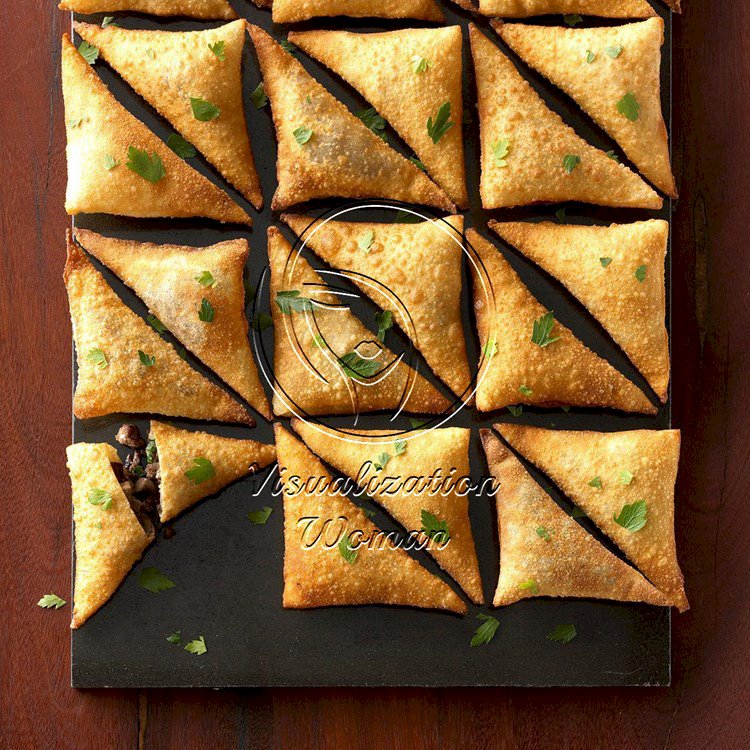 Air-Fryer Beef Wellington Wontons