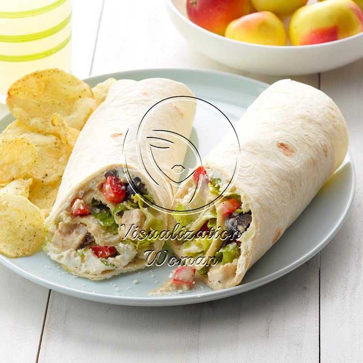 Caesar Chicken Wraps