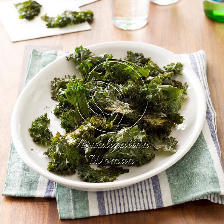 Old Bay Crispy Kale Chips