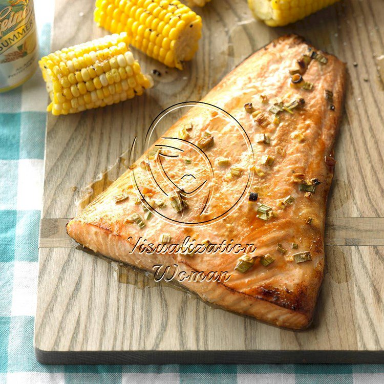 Air-Fryer Gingered Honey Salmon