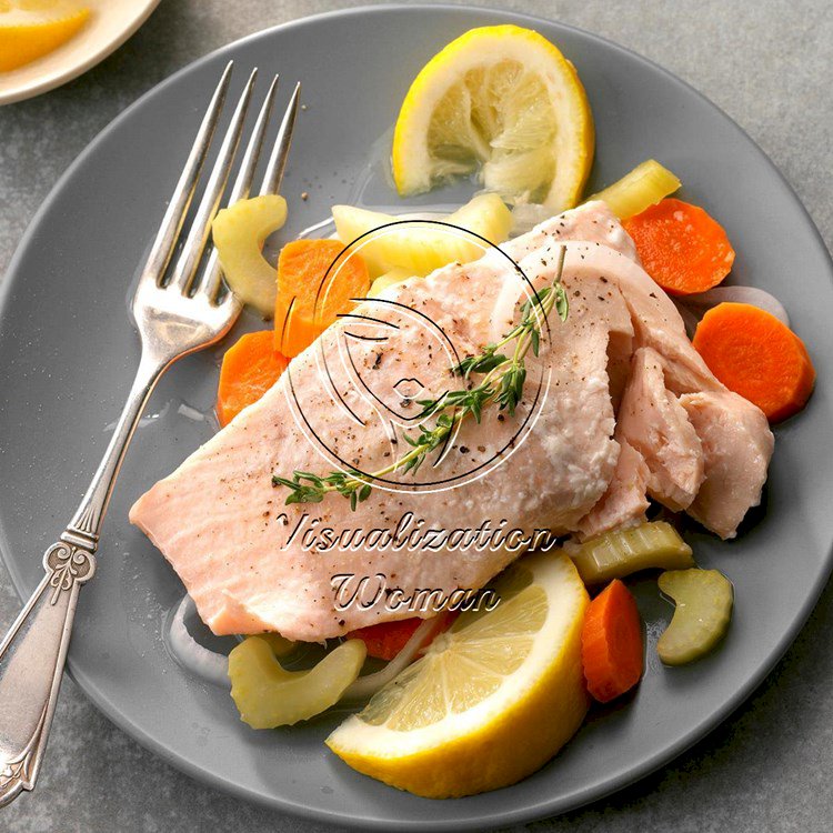 Pressure-Cooker Simple Poached Salmon