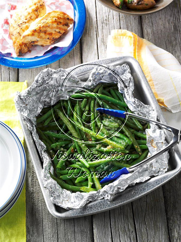 Grilled Green Beans