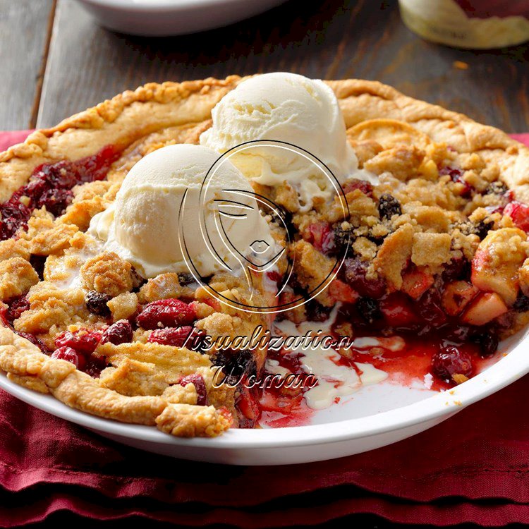 Dutch Cranberry-Apple Pie