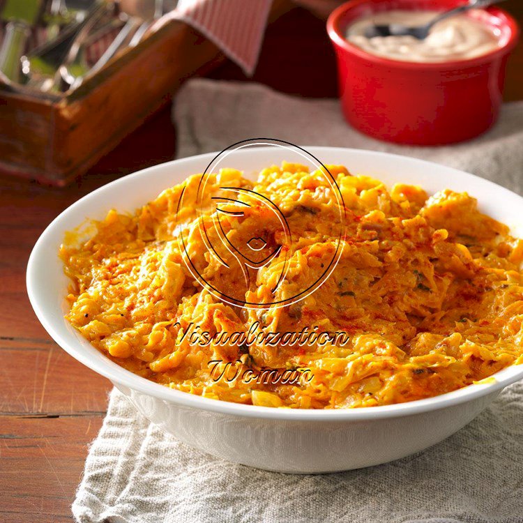 Chipotle Shredded Sweet Potatoes with Bacon