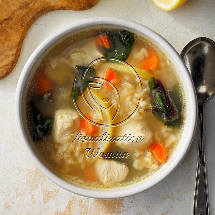 Lemon Chicken & Rice Soup