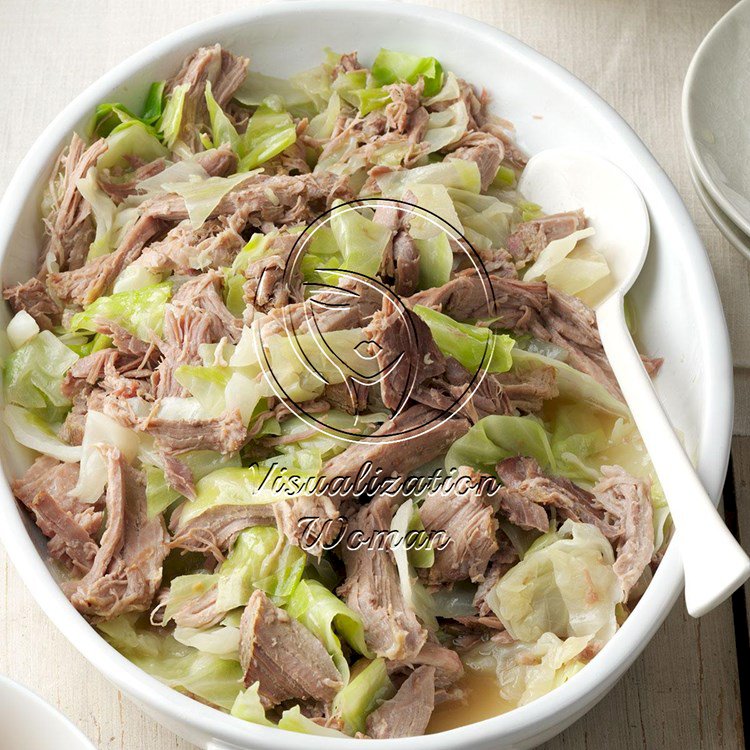 Slow-Cooker Kalua Pork & Cabbage