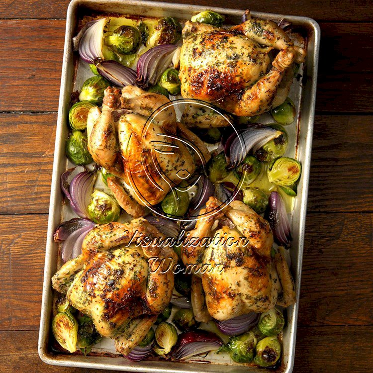 Herb-Brined Cornish Game Hens