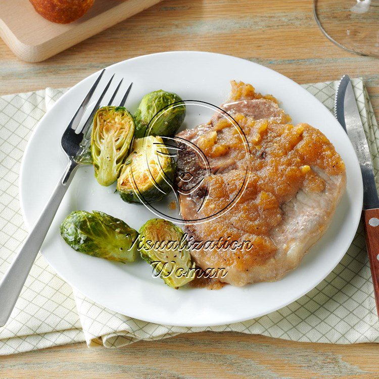 Applesauce-Glazed Pork Chops