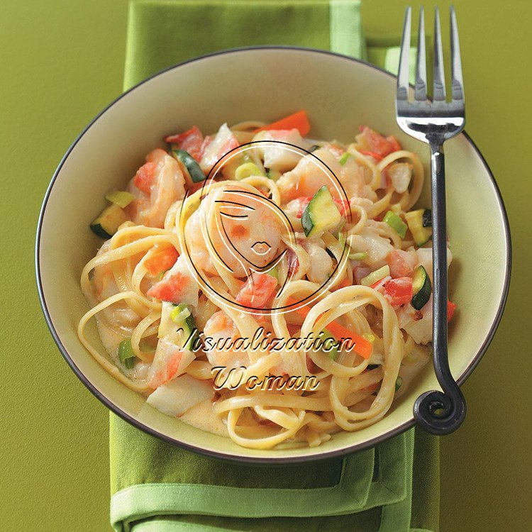 Seafood Pasta Alfredo