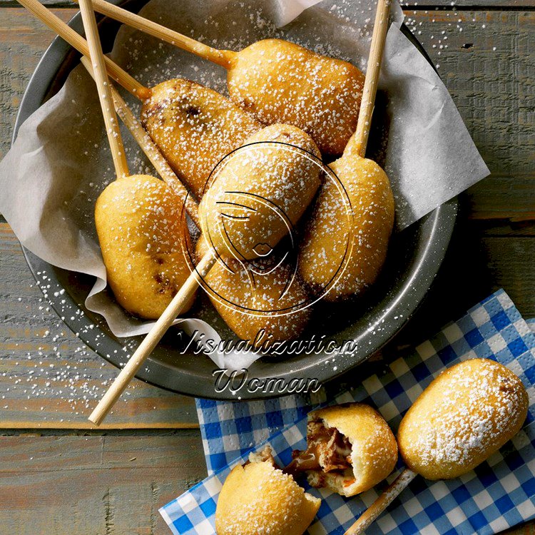 Deep-Fried Candy Bars on a Stick