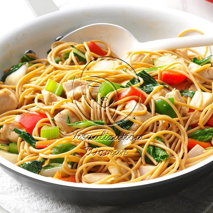 Chicken Stir-Fry with Noodles