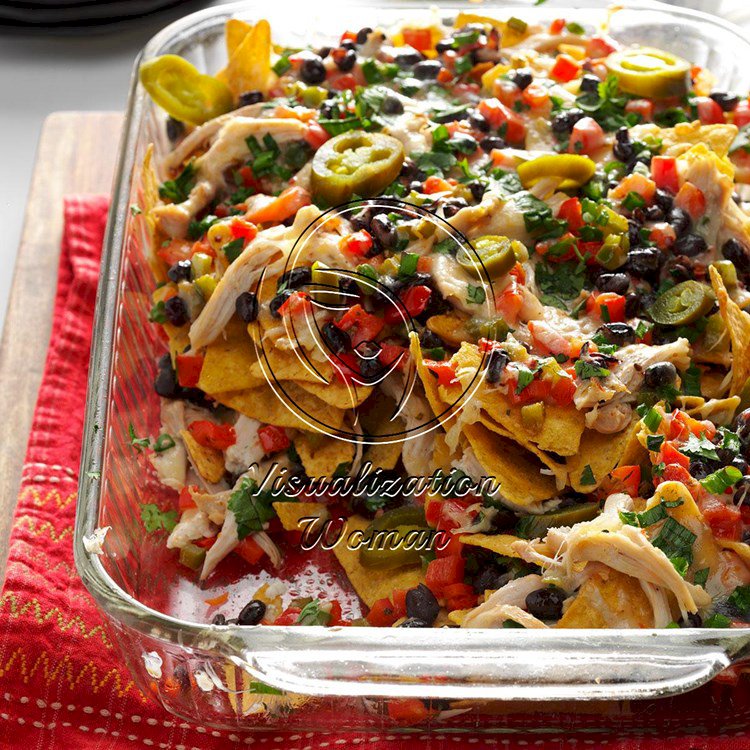 Baked Chicken Nachos